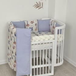 Cotton bed linen set  "Ocean Dreams" Cotton bed linen set  "Ocean Dreams"